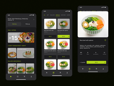 Daily UI #8 - Category list app challenge concept daily ui japan food list menu restaurant webdesign