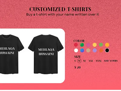 Customised product..!! #DailyUI #033