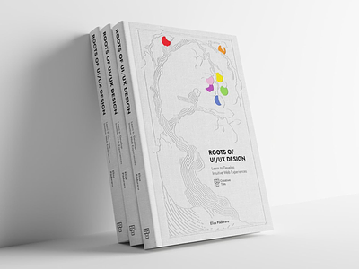 Roots of UI/UX Design book cover design figma golden ratio illustration learn uiux web design