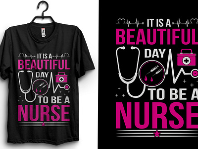 Nurse t shirt design design graphic design illustration injection nurse nurse day nurse t shirt design stethoscope t shirt t shirt design typography vector