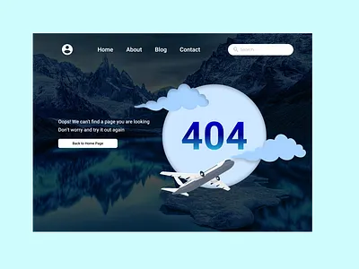#Dailyui challenge 008 404 Page Design dailyui ui uidailychallenge
