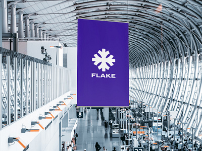 FLAKE Brand Showcase brand brand identity branding data design graphic logo mockup technology visual visual exploration