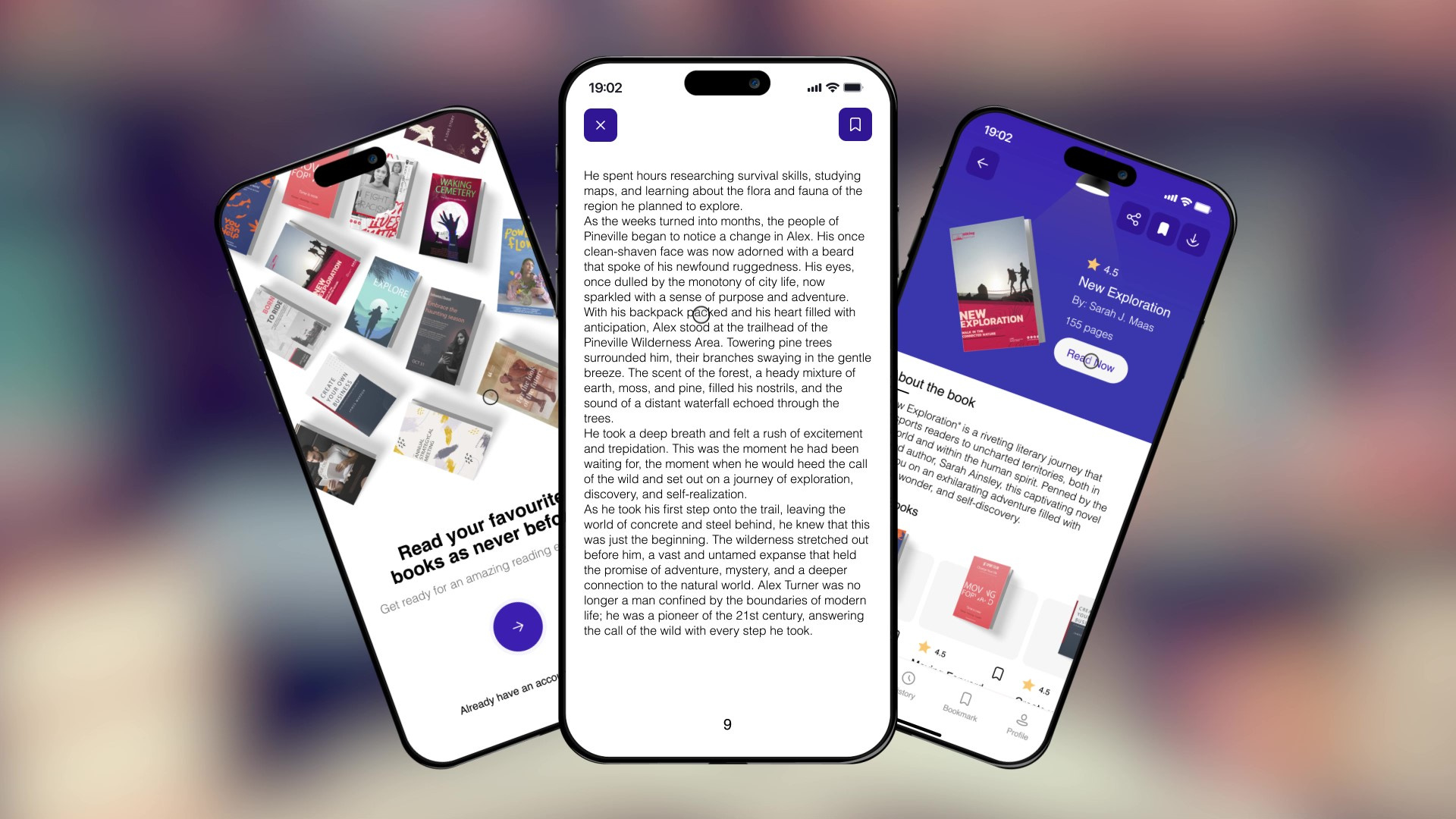 Digital Books Library Concept in Action