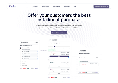 Fintech Website design landing page minimal saas ui uiux uxdesign