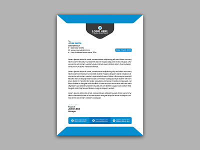 Corporate Letterhead Template Design banner brand identity branding brochure business card certificate corporate design design inspiration flyer graphic design instagram banner letterhead logo modern poster professional social media poster stationery ui