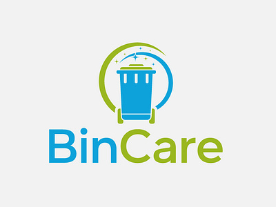 BinCare Logo Design Promoting Cleanliness & Maintenance bincarelogo brand identity brandidentity cleanlinessbrand housekeepinglogo hygienelogo logo logo design maintenanceservices professionallogo