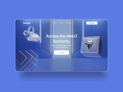 Metapp - Acess the Web3 Economy agency app blockchain crypto de fi design meta token ui uiux ux web3 web3economy