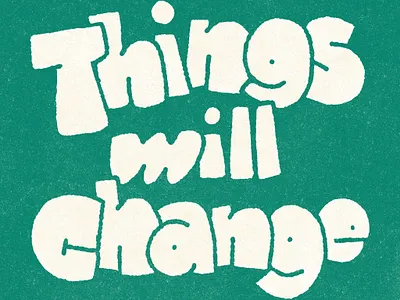 Don't worry graphic design illustration lettering letters procreate type typography