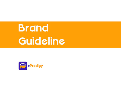 Brand Guideline " e Prodigy"