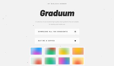 Graduum free gradient graphic design