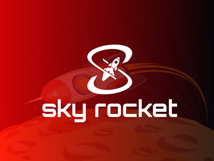 skyrocket logo design by MD.FAHIN on Dribbble