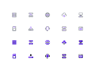 Icon Set2 icon set minimal icons multicolor icon solid icon stroke icon svg icons tech icons ui ui graphics vector