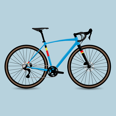 Ridley Kanzo A - 2021 bicycle bike gravel bike illustration