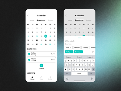 Calendar app app calendar app design calendar calendar page design ui ui ux ux