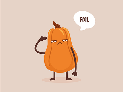 Suicide Squash digital art funny graphic design illustration print design pumpkin pun