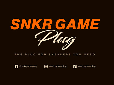 SNKR GAME PLUG Branding Projects branding design graphic design illustration logo