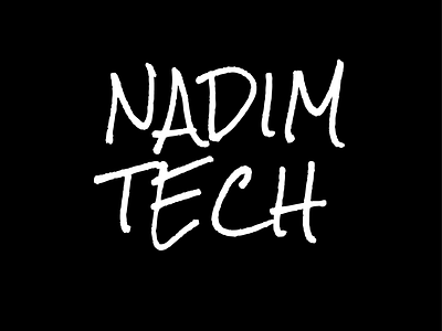 Nadim Tech branding graphic design logo