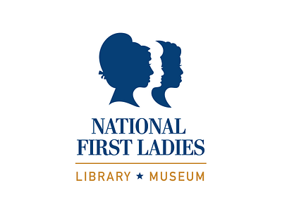 National First Ladies Library & Museum Logo abigail adams brand first ladies first lady jackie kennedy library logo museum national obama women