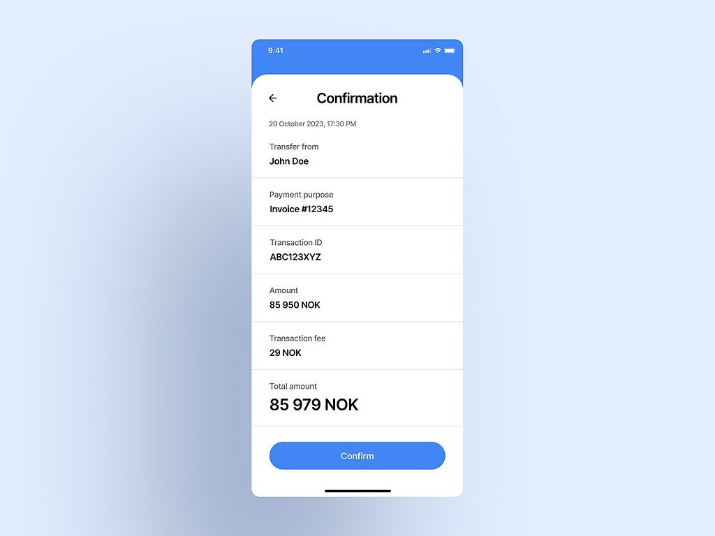 Payment confirmation screen by Ligaya L. on Dribbble