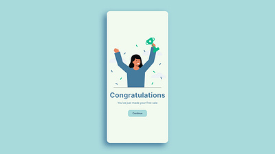 UI- Success screen design figma ui ux