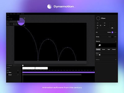 Dynamotion Animation Software branding product design ui ux