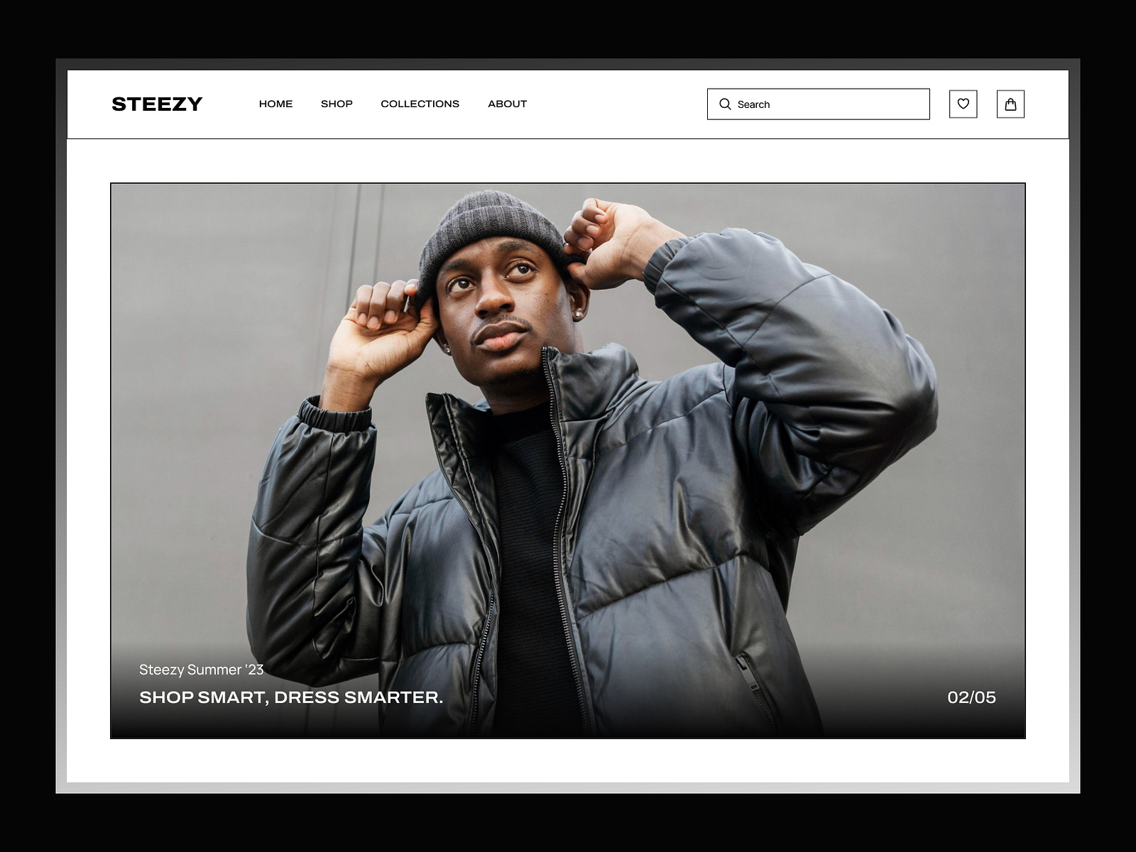 Men's Fashion Brand Landing Page by Oladimeji Bamidele on Dribbble