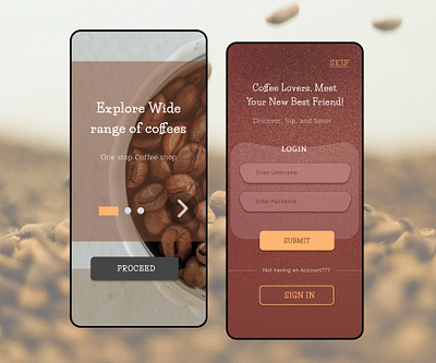 Coffee Ordering App - Please provide your valuable Feedback design mobile ui user experience user interface ux