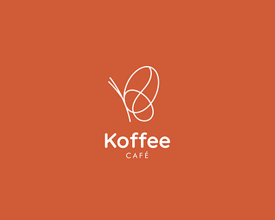 Koffee brand branding butterfly coffee design graphic design logo vector