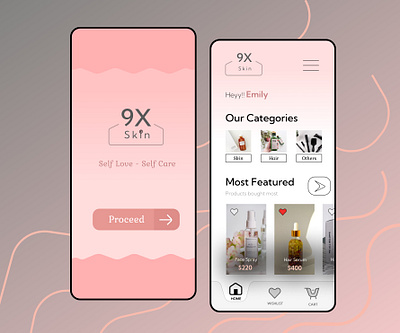 Skin Care App - Please provide your valuable Feedback design mobile ui user experience user interface ux