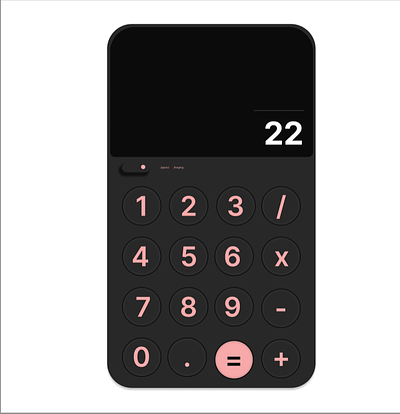 Calculation interface #004 dailyui 004 ui