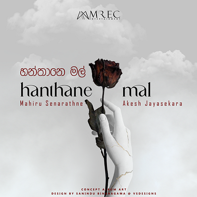 "Hanthane Mal" song Album Art project adobe album albumart art branding conceptual cover design graphic design graphicdesign logo manipulation photoshop typography