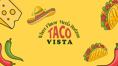 Tacos Vista Brand Guidelines brand guidelines brand identity branding food food logo food website graphic design logo tacos visual identity