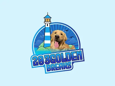 203GoldenBreaks retro vintage custom logo design blue logo business logo company logo creative logo design custom logo designer dog logo golden breaks logo graphic designer illustrator design logo logo branding logo design logo designer logo identity logos retro logo unique logo design vintage