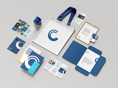 Brand and brand assets for exceptional broadcast company booklets branding branding assets mailers templates