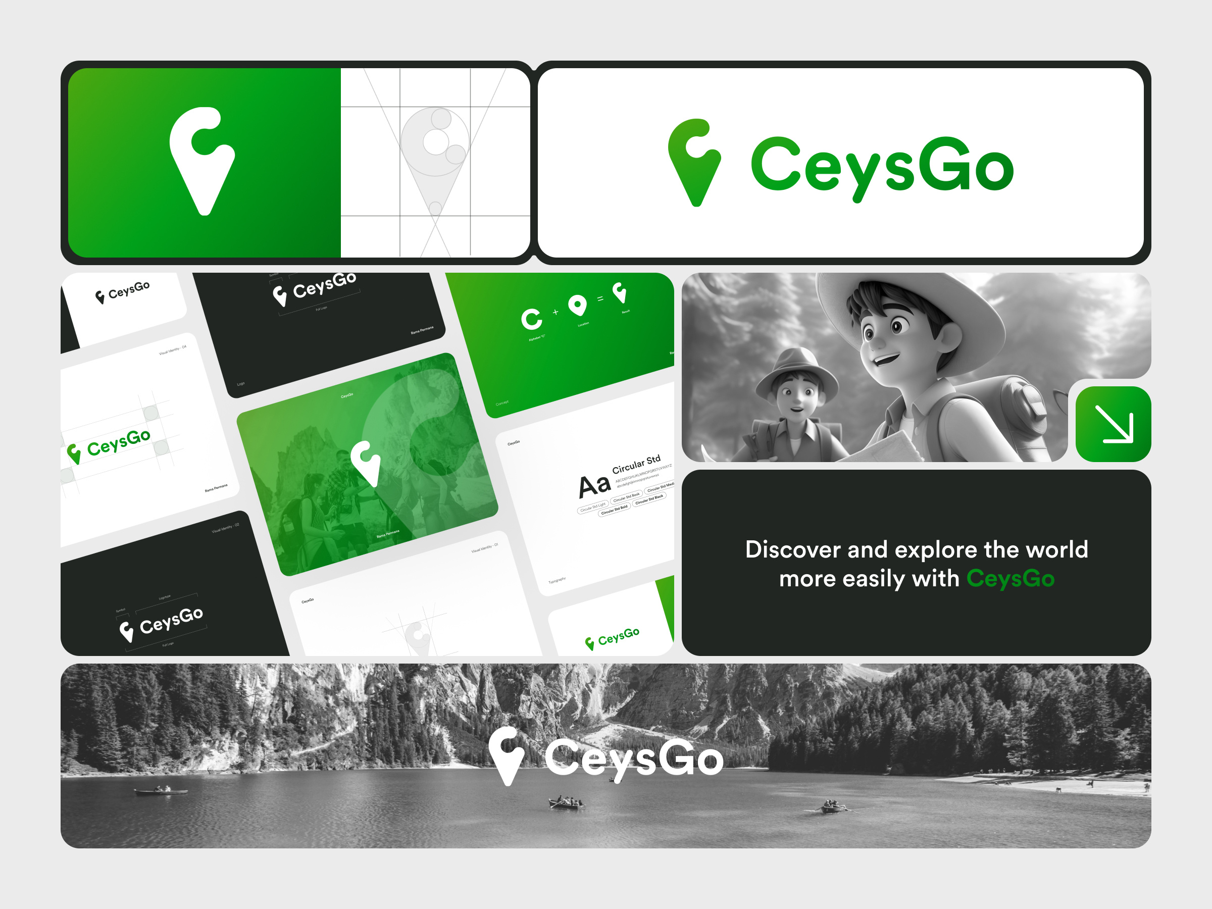 CeysGo - Visual Identity agency app brand guidelines brand identity brand mark branding design guidelines ideas identity inspirations logo logo concept logo guidelines logo ideas logo inspirations travel visual visual identity website