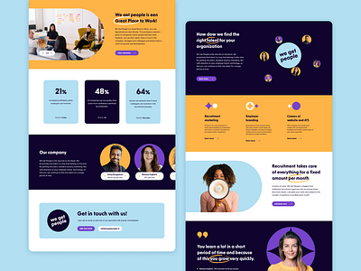 Recruitment agency website design