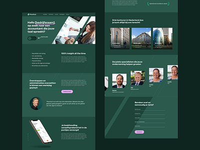 Accounting firm website design