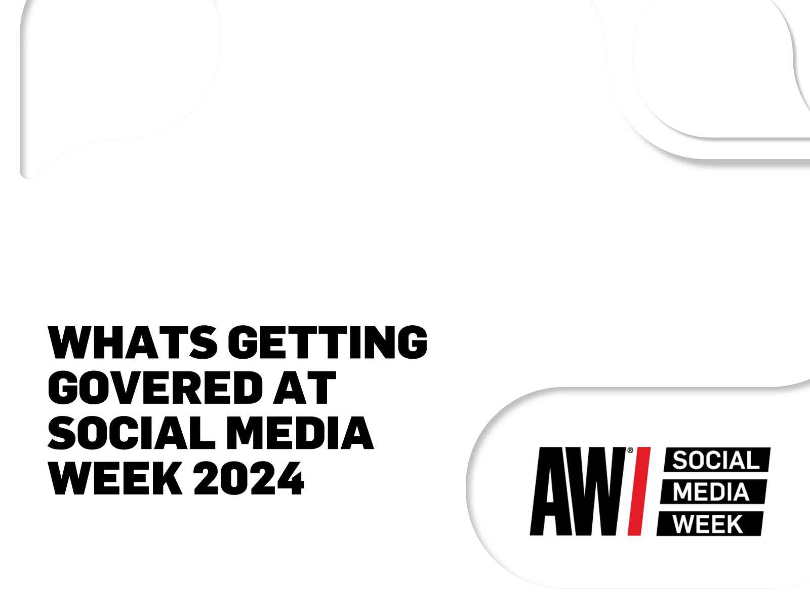 Social Media Week 2024 by Harrison Jude on Dribbble