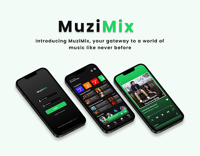 Music Application application design figma illustrator music simple ui uiux user interface