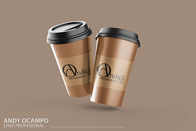 Mockup Andy Ochampo chef from os Cabos branding logo