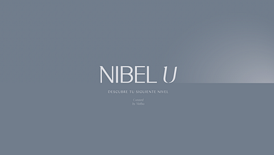 NIBEL U branding design graphic design icon illustration logo typography ui vector
