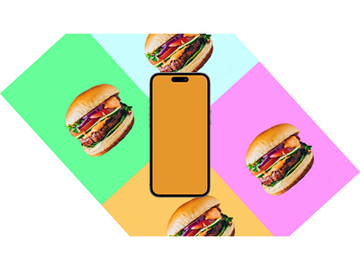 Vegan Burger animation branding graphic design logo motion graphics ui