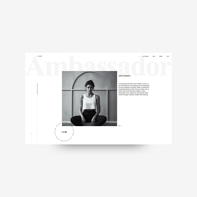 lustré // Concept brand branding clothing fashion minimal monochrome ui user interface web design