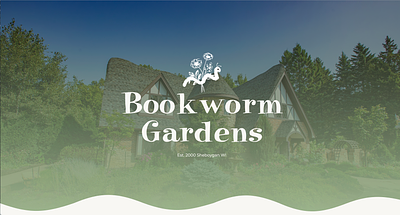 Bookworm Gardens branding coding design graphic design ui website
