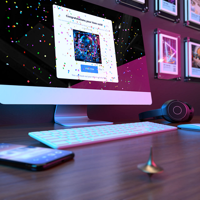 Dream Within A Dream 3d after effects animation art cinema 4d crypto dream film funny inception loop loop animation mac motion design neon nft redshift