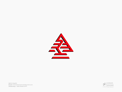 Pyramid logo brand design branding design graphic design illustration logo logodesign logotype minimalist pyramid logo