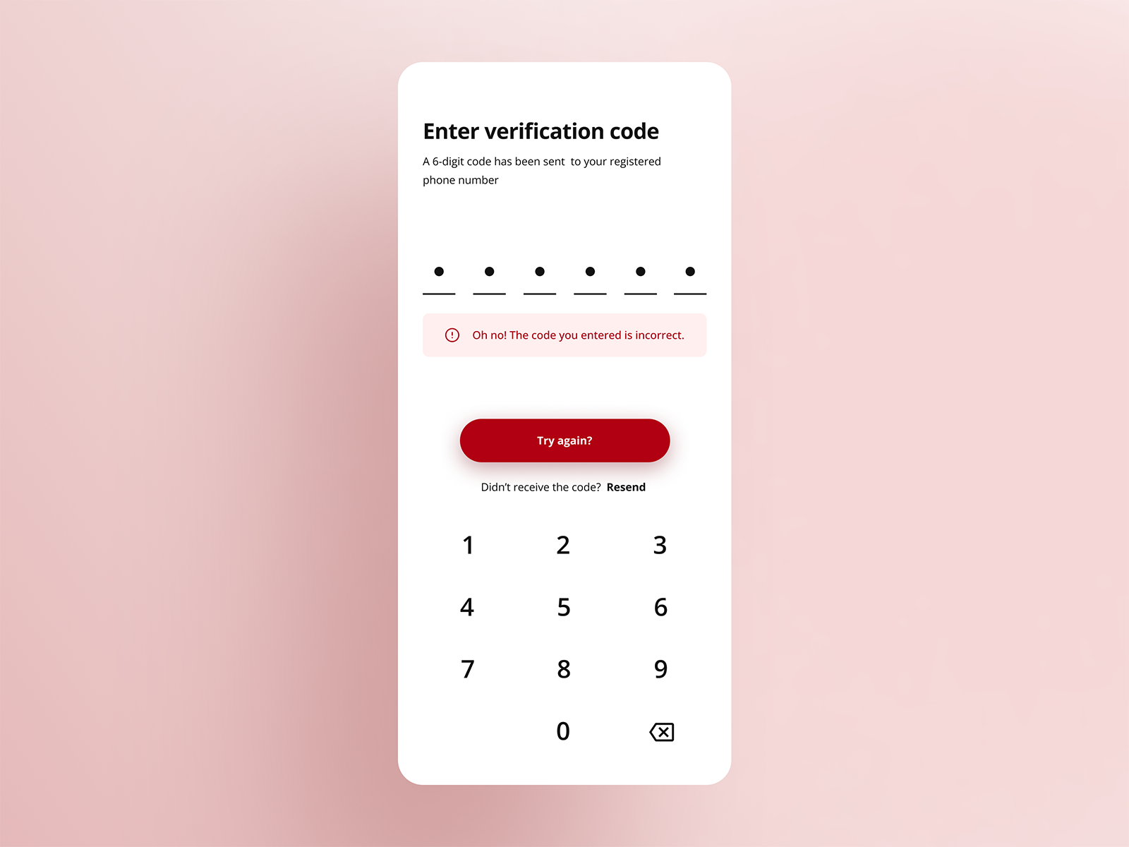Code error screen by Ligaya L. on Dribbble