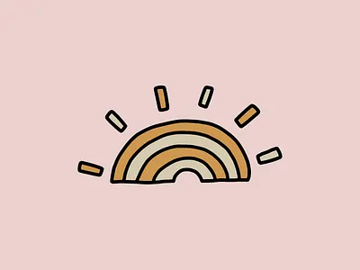 Rainbow Illustration branding cartoon graphic design icon icon design illustration