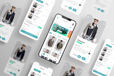 Fashion shop mobile ui branding design fashion graphic design minimal mobile shop ui ux