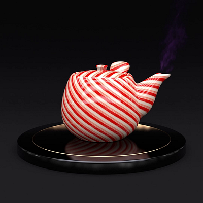 Funny Teapots | Teapot_003 360 3d after effects animation art candy cinema 4d design funny loop motion design nft teapot